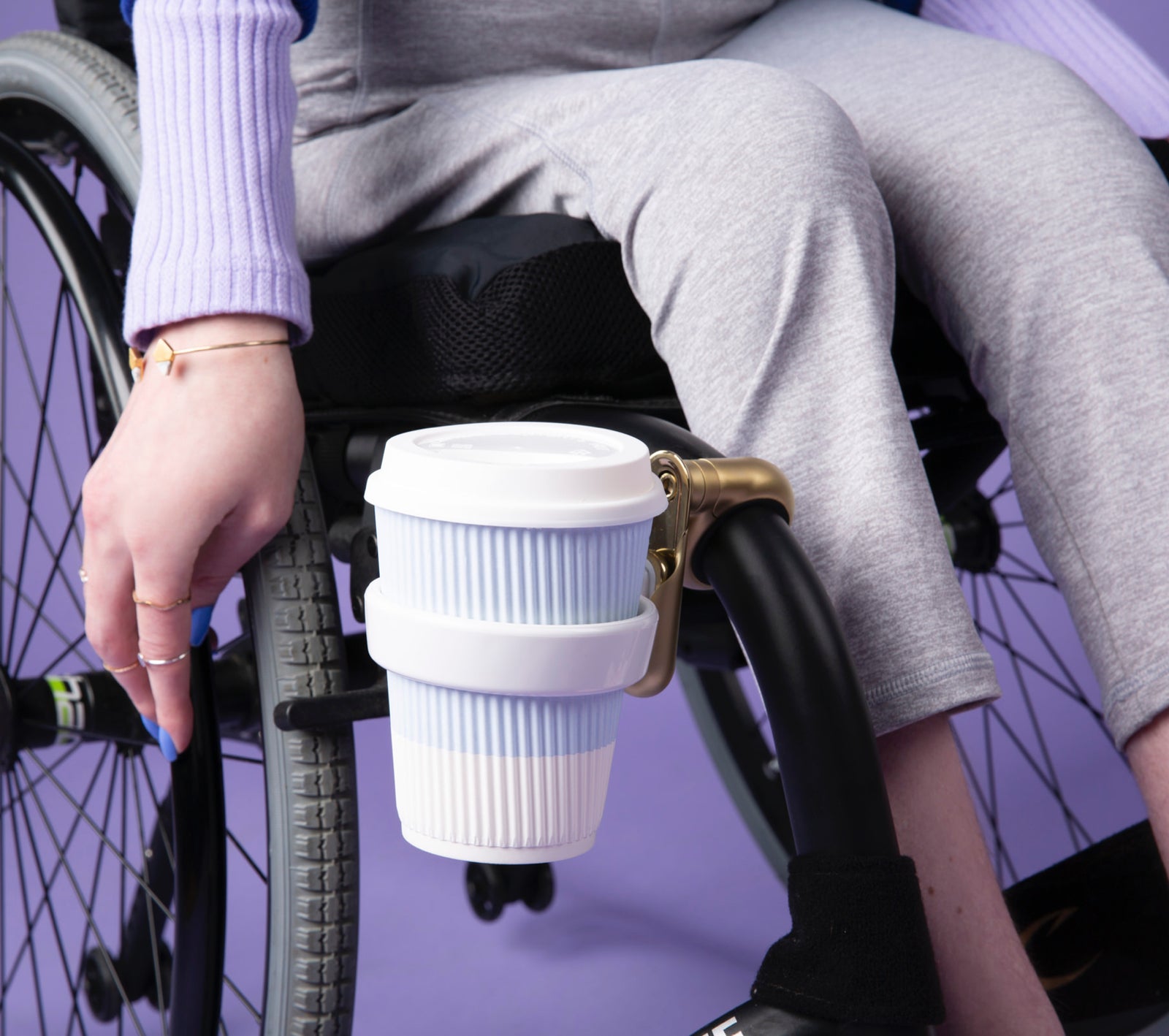 Wheelchair Cup Holder Attachment